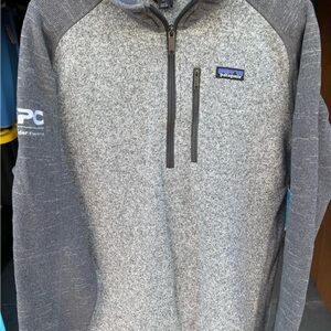Patagonia Heathered Gray Fleece Jacket